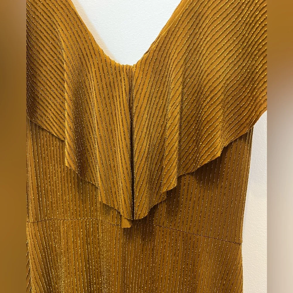 Zara Gold Midi Dress - Picture 9 of 9